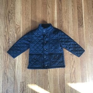 Gap boys 3T navy fleece-lined jacket